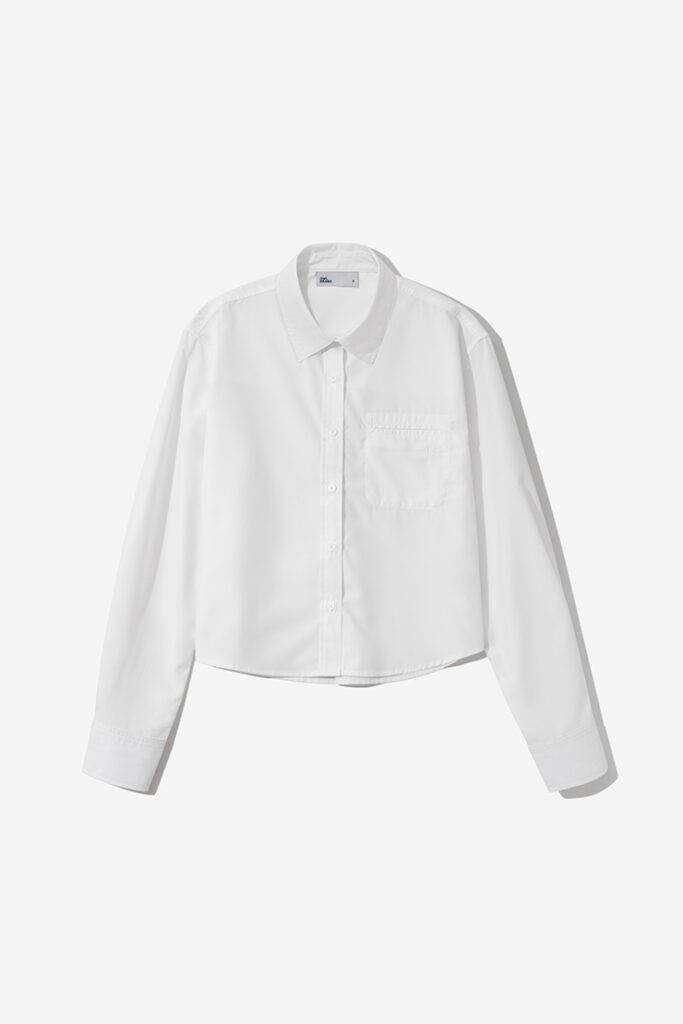 ÁO SƠ MI NỮ DÀI TAY OWLBRAND CROP KTS