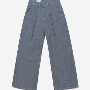 QUẦN JEANS ỐNG RỘNG NỮ OWLBRAND WIDE STRIPED JEANS