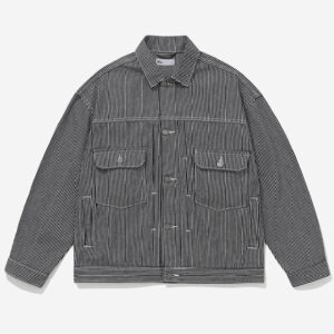 ÁO KHOÁC JEAN OWLBRAND PLEAT STRIPED