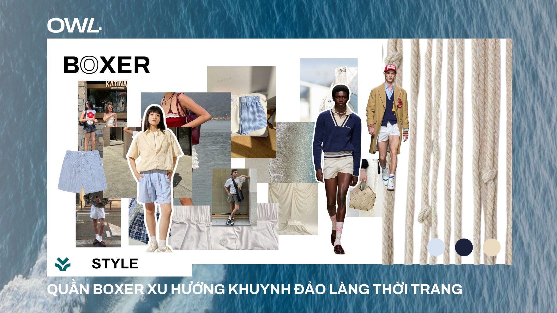 QUẦN BOXER XU HƯỚNG KHUYNH ĐẢO LÀNG THỜI TRANG